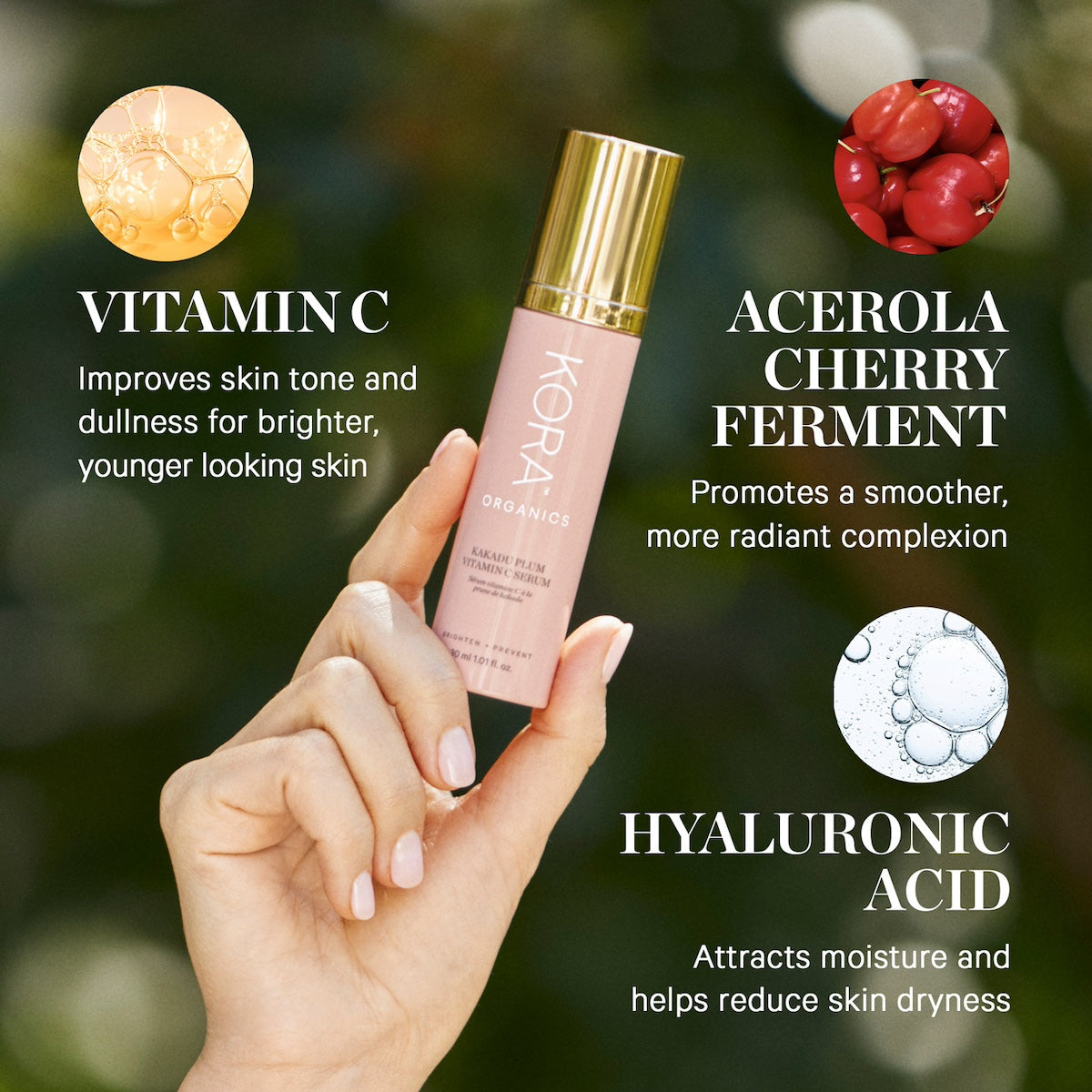 コーラオーガニクスKakadu Plum Vitamin C Serum Vitamin C Serum for Face | Kakadu Plum Serum | KORA Organics